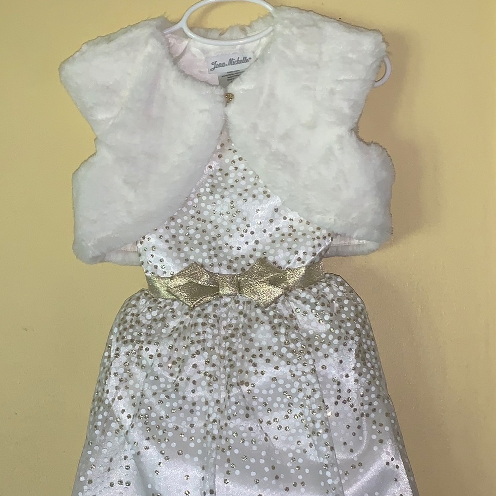 COPY - Girls Holiday Dress Gold / White 5T
Jona Michelle